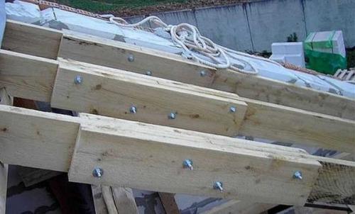 Две односкатные крыши на разных уровнях. Стропильная система односкатной крыши