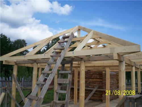 Стропильная система чертеж. Разновидности: вальмовая и шатровая конструкции