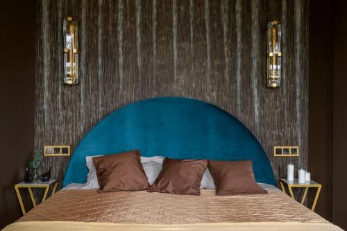 Создание комфорта в спальне: изголовье для кровати мягкое 12