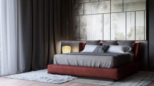 Создание комфорта в спальне: изголовье для кровати мягкое 11