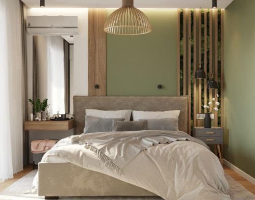 Создание комфорта в спальне: изголовье для кровати мягкое 10