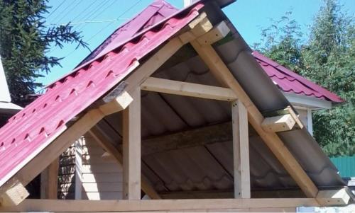 Двускатная крыша. как сделать легко и просто. Двускатная крыша дома своими руками: монтаж, установка, порядок сборки стропильной системы + расчеты, схемы и чертежи