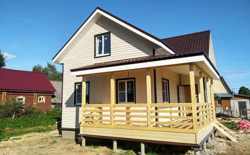 Каркасный дом из бруса. Преимущества брусового дома, возведенного по каркасной технологии