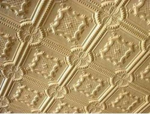 Как клеить потолочную плитку из пенопласта по диагонали. Выбираем плитку