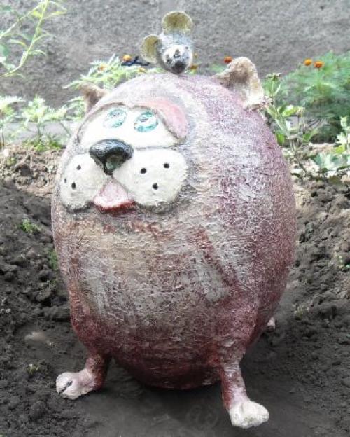 Восьмиконечный гипсовый кот: как сделать его ярким и узнаваемым 02