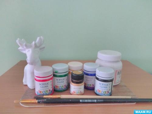 Какие инструменты нужны для раскраски гипсовой кошки. Мастер-класс «Поэтапное раскрашивание гипсовой фигурки» (по мотивам дымковской игрушки)