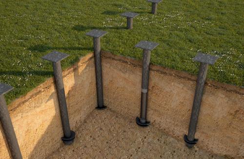 Дом своими руками из бруса. Сооружение фундамента