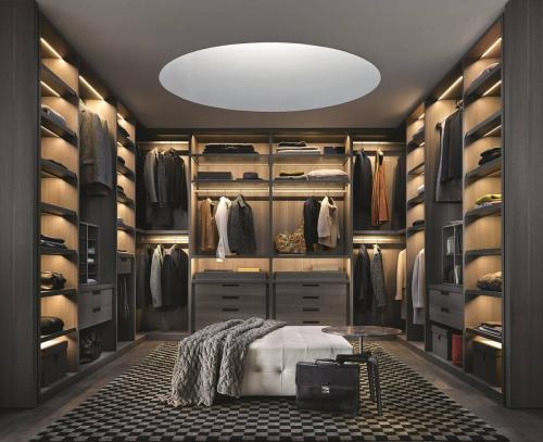 Внутренняя отделка гардеробной. Виды гардеробных и планировка