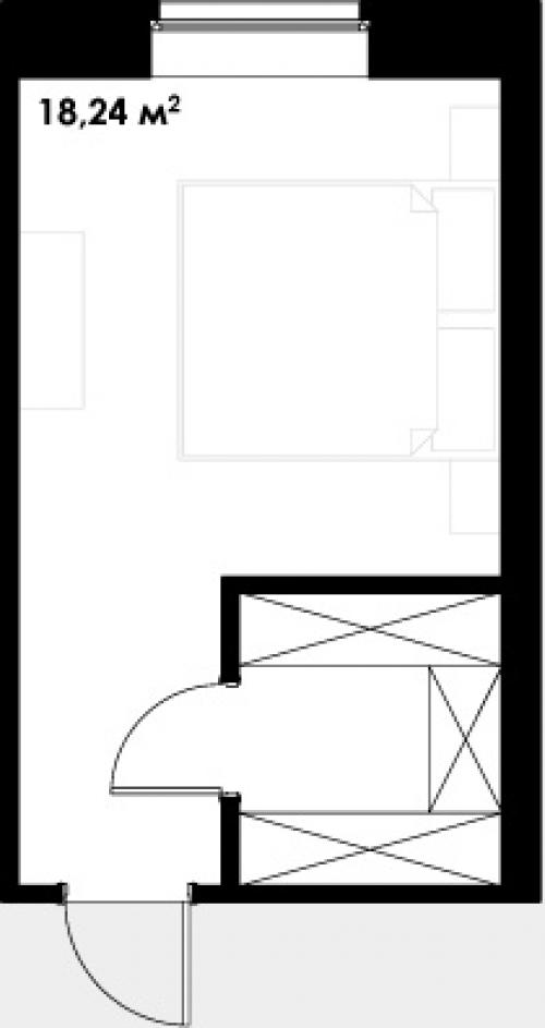 Дизайн и планировка спальни с гардеробной. Формирование интерьера 22