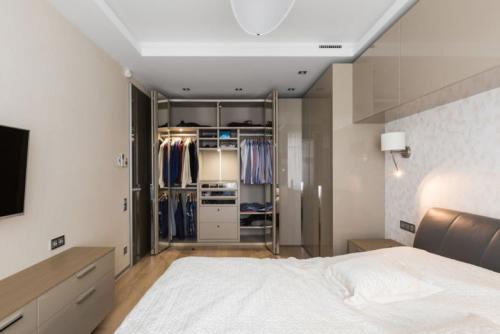 Дизайн и планировка спальни с гардеробной. Формирование интерьера
