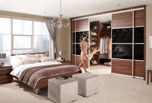 Дизайн и планировка спальни с гардеробной. Формирование интерьера