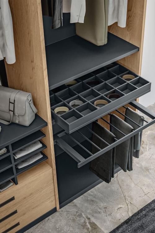 Как оптимально распределить пространство внутри гардеробной. Зоны в гардеробнои  и их параметры