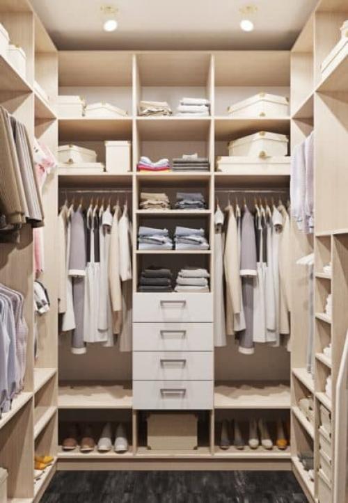 Планировка маленькой гардеробной комнаты. Как сделать своими руками