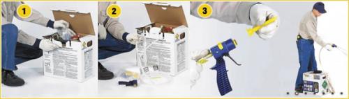 Как создать чертеж пистолета для ППУ с учетом индивидуальных особенностей стрелка. Параметры напыляемого утепления