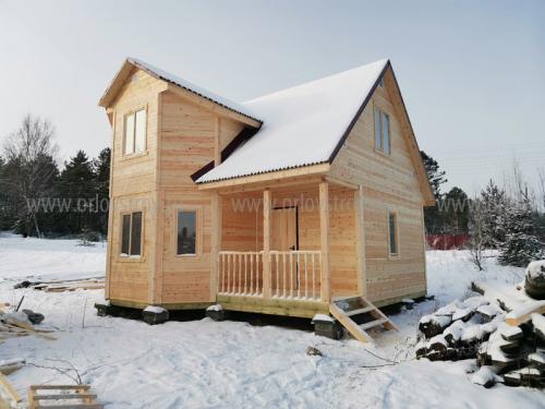 Сборка каркасного дома из брусьев: шаг за шагом 15 Сборка каркасного дома из брусьев: шаг за шагом 15