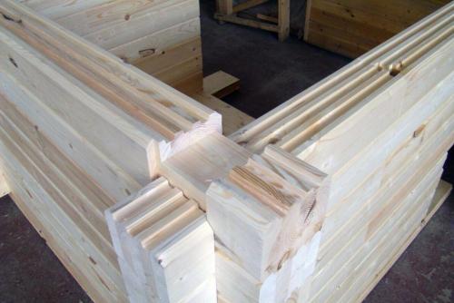 Как происходит сборка дома из клеёного бруса