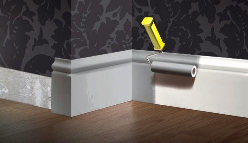Чем закрыть пол при покраске стен. Как защитить плинтусы от потеков во время окраски стен