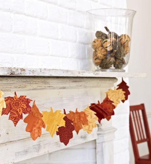 Осенний декор из бумаги. Особенности: где применять листья из бумаги