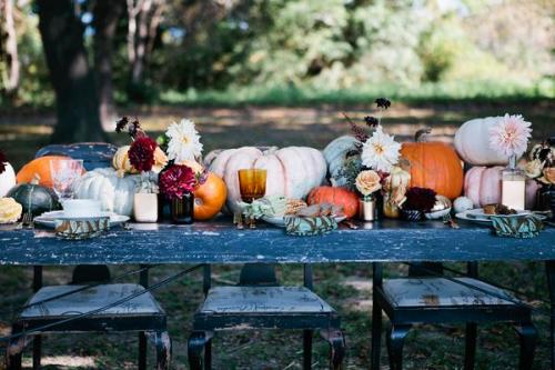 Осенний декор стола. Осеннее меню, или потрясающих 12 дизайн-проектов сервировки стола в золотую пору года