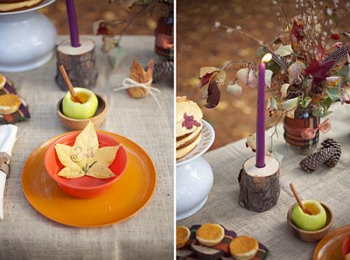 Осенний декор стола. Осеннее меню, или потрясающих 12 дизайн-проектов сервировки стола в золотую пору года