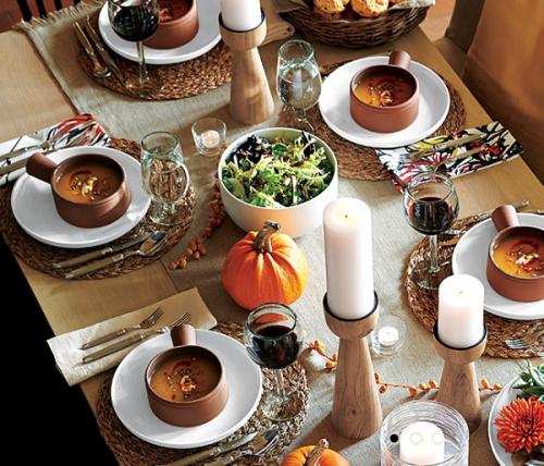 Осенний декор стола. Осеннее меню, или потрясающих 12 дизайн-проектов сервировки стола в золотую пору года