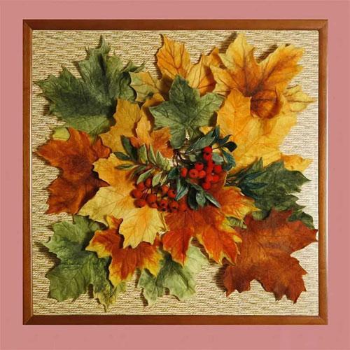 Украшение из осенних листьев. Поделки из листьев на тему осени: 70 идей
