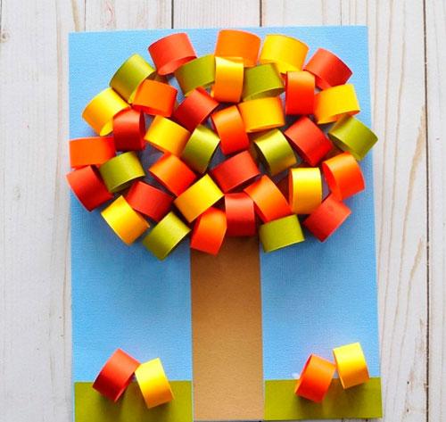 Осенний декор из бумаги. Поделки из бумаги на тему «осень»: 70 идей