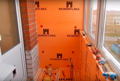 Что такое пеноплекс и как он используется для утепления пола лоджии. Утепление балкона «Пеноплексом»