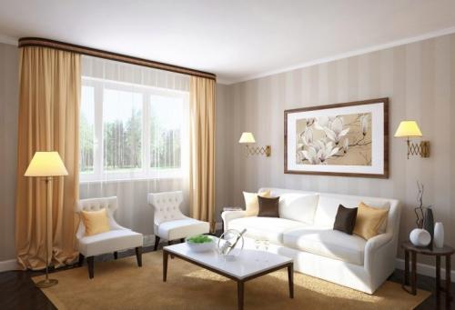 Как выбрать цвет карниза. Назначение карнизов 08