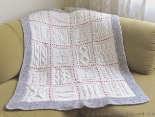 Как создать уникальный дизайн ПЛЕДА вязание. Большая подборка УЗОРОВ ДЛЯ ПЛЕДА спицами