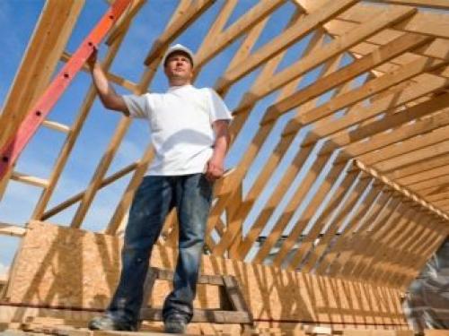 Двухскатная крыша с пристройкой. Расчет общей нагрузки на стропильную систему 05 Двухскатная крыша с пристройкой. Расчет общей нагрузки на стропильную систему 05