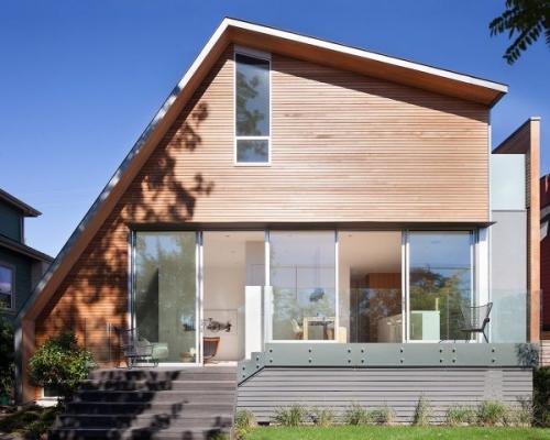 Двускатная крыша с разными скатами. Для чего делают разные скаты