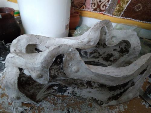 Техника работы с гипсом. Как снять с фигуры гипсовую форму.