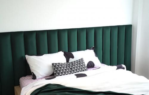 Изголовье кровати из ламината. Супер-бюджетное, стильное и мягкое изголовье для кровати — по силам каждому