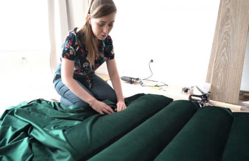 Изголовье кровати из ламината. Супер-бюджетное, стильное и мягкое изголовье для кровати — по силам каждому