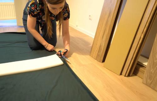 Изголовье кровати из ламината. Супер-бюджетное, стильное и мягкое изголовье для кровати — по силам каждому