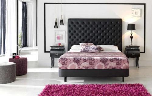 Как оформить изголовье кровати. Изголовье кровати из текстиля или кожи: Классический вариант