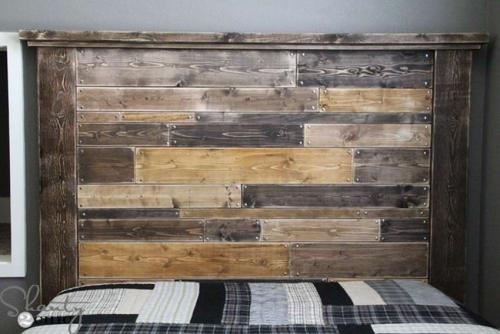 Изголовье для кровати своими руками. Фигурное изголовье кровати: красивая модель своими руками 04