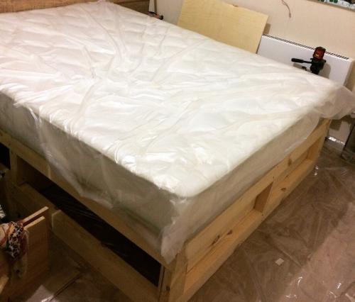 Изголовье кровати из ламината своими руками. Кровать своими руками