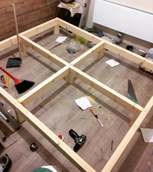 Изголовье кровати из ламината своими руками. Кровать своими руками