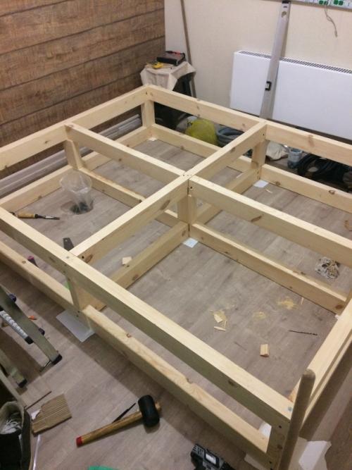 Изголовье кровати из ламината своими руками. Кровать своими руками