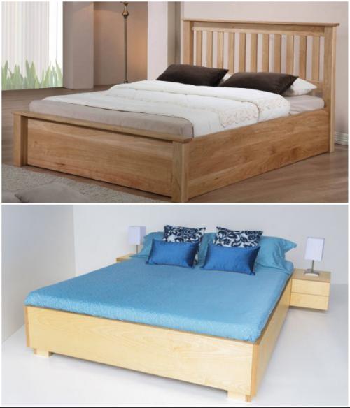 Конструкция кровати своими руками.  Кровать из плит МДФ, ЛДСП, ОСБ, ДСП или фанеры