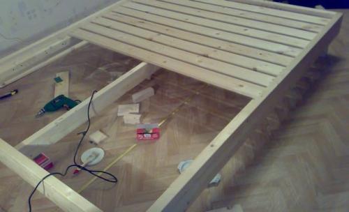 Каркас двуспальной кровати своими руками. Каркас из дерева своими руками. Пошаговая инструкция