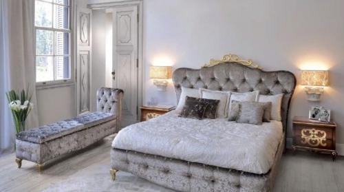 Мягкие изголовья кровати. Кровати с мягким изголовьем