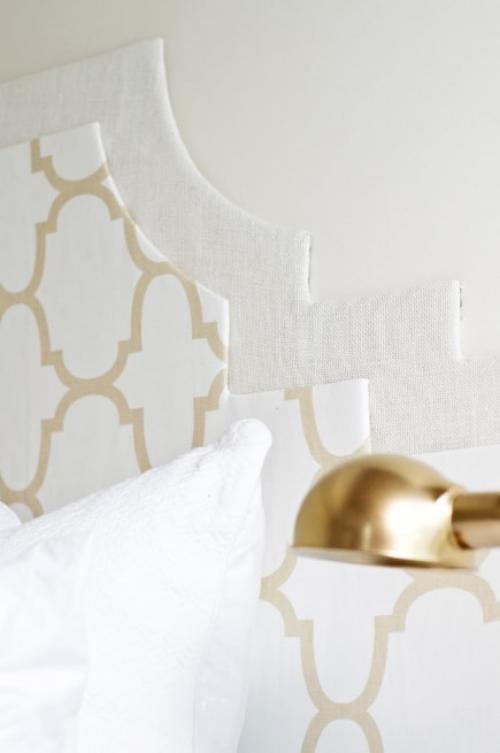 50 идей изголовья для кровати своими руками. Изголовье для кровати из картона: мастер-класс