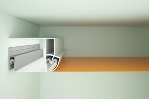 Какие особенности натяжного потолка из ткани требуют использования штапикового крепления профиля. Гарпун или штапик: какая система крепления под натяжные потолки самая лучшая