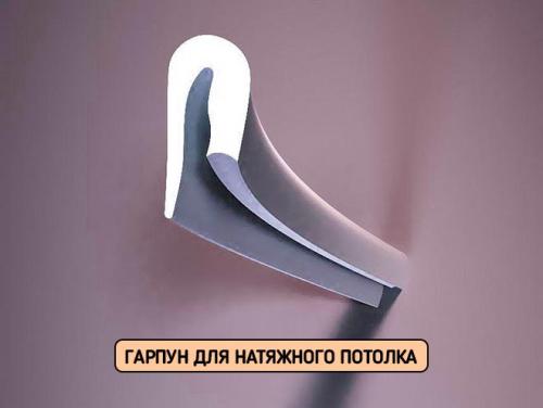 Какие материалы используются для производства штапикового крепления профиля для натяжного потолка из ткани. Виды крепления натяжного потолка