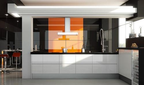 Сочетание стилей: как сделать гардероб серым с белыми фасадами 15