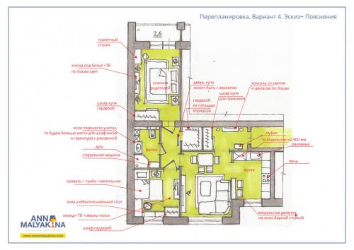 Планировка 3-комнатных квартир в панельных домах. Планировка 3 комнатной квартиры — лучшие проекты 2019-2020, зонирование и дизайн в едином стиле (105 фото) 16 Планировка 3-комнатных квартир в панельных домах. Планировка 3 комнатной квартиры — лучшие проекты 2019-2020, зонирование и дизайн в едином стиле (105 фото) 16