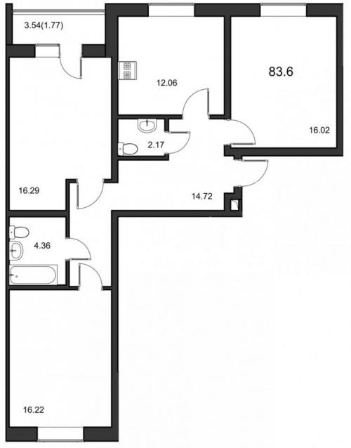 Планировка 3-х комнатной квартиры нестандартной формы. Планировка 3 комнатной квартиры: идеи планировки и варианты оформления просторных квартир с тремя комнатами (115 фото)